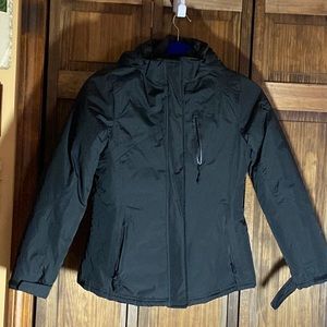 Womens Black CB Sport Convertible Winter Jacket